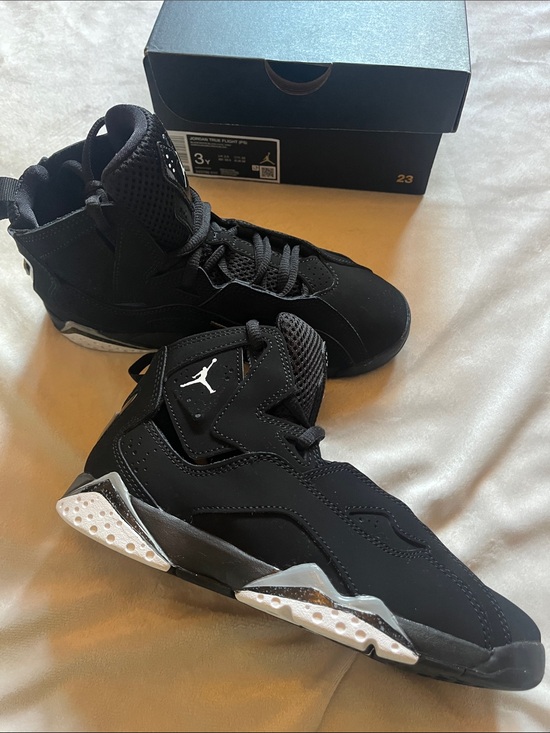 Jordan Other - Jordan True Flight (PS) Black/White-Black-Cool Grey 3Y